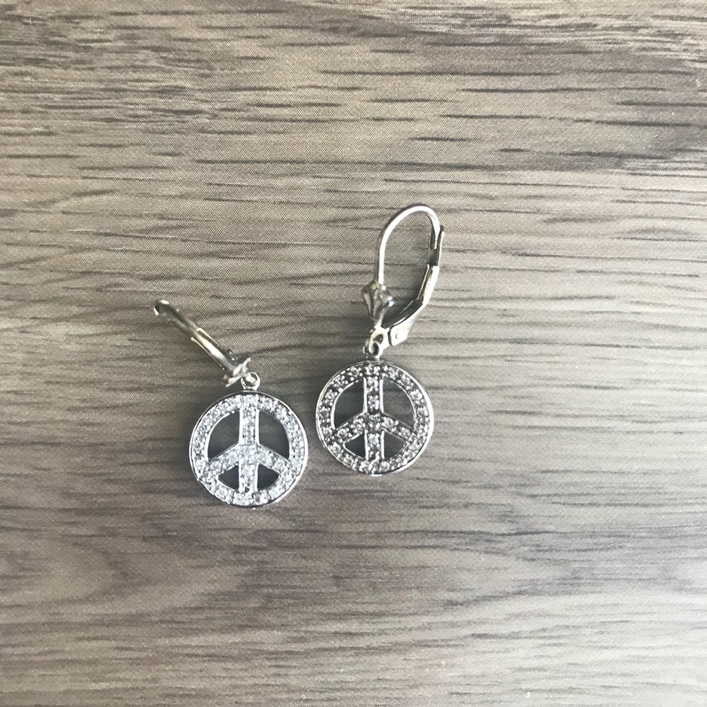 Peace earrings
